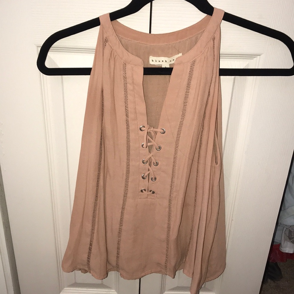 Casual tan tank top